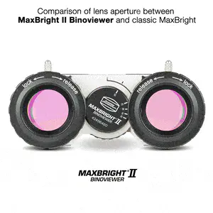 Baader MaxBright® II Binoviewer with glass path compensator 1:1.25 and nose piece 2"/T-2 - 2456462 - Image 3