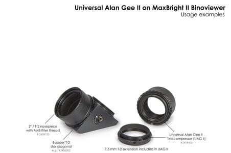 Baader MaxBright® II Binoviewer with glass path compensator 1:1.7 and nose piece 1¼"/T-2 - 2456463 - Image 22