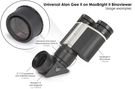 Baader MaxBright® II Binoviewer with glass path compensator 1:1.7 and nose piece 1¼"/T-2 - 2456463 - Image 24