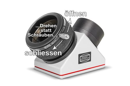 Baader 2" Clicklock Clamp M54i for Bresser, Omegon and Explore Scientific Newtonian Focuserss (has internal M54x0.75 thread) - 2956253 - Image 3