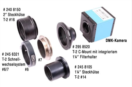 Baader C-Mount T-2 with Integrated 1.25" Filter Holder - 2958520 - Image 9