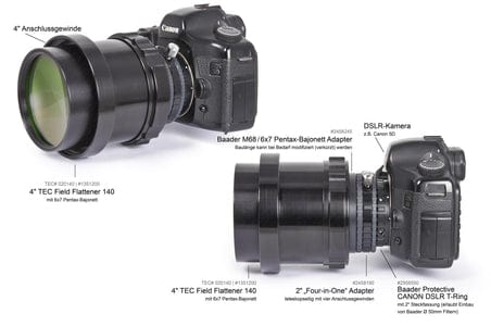 Baader Protective Wide T-Ring for Canon-EOS, incl. fineoptically polished UV/IR Blocker / L-Filter 50.4mm dia - 2958550L - Image 22