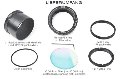 Baader Protective Wide T-Ring for Canon-EOS Including UHC-S Nebula Filter 50.4mm - 2958550N - Image 4