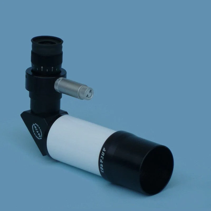 Antares - 7x50mm Finder Scope, Right Angle, Correct Image, 46 Degree Apparent Field, XX-Illuminated Glass Reticle
