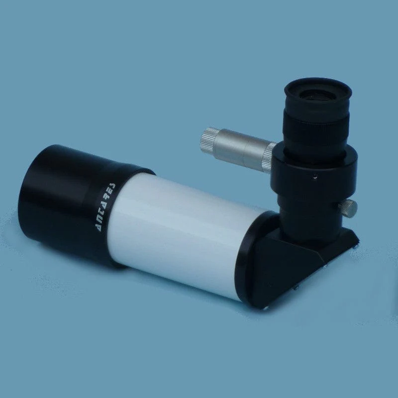 Antares - 7x50mm Finder Scope, Right Angle, Correct Image, 46 Degree Apparent Field, XX-Illuminated Glass Reticle - Image 2