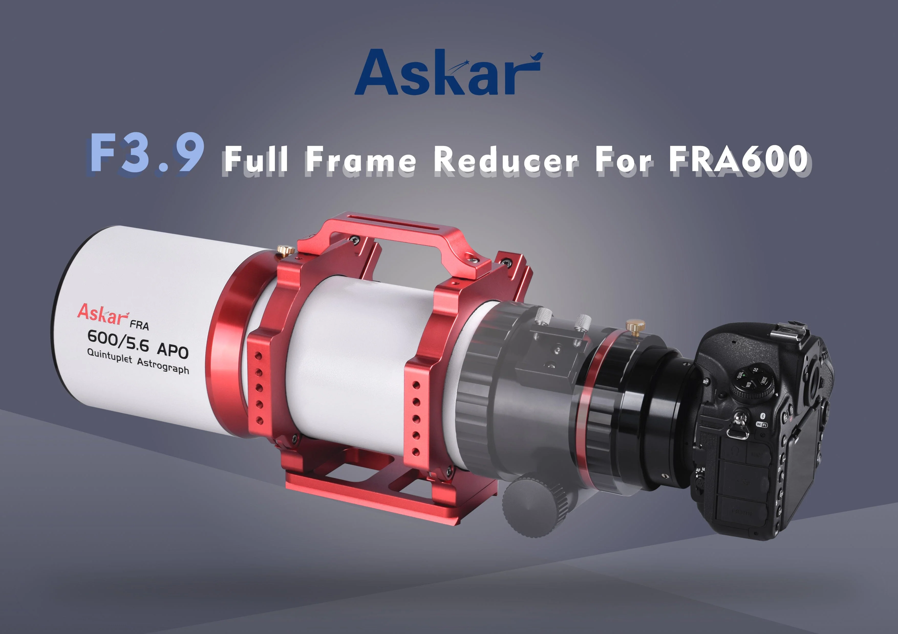 Askar 0.7x 3" f/3.9 Full Frame 4 Element Reducer for the FRA600 - ASKAR656RD - Image 3