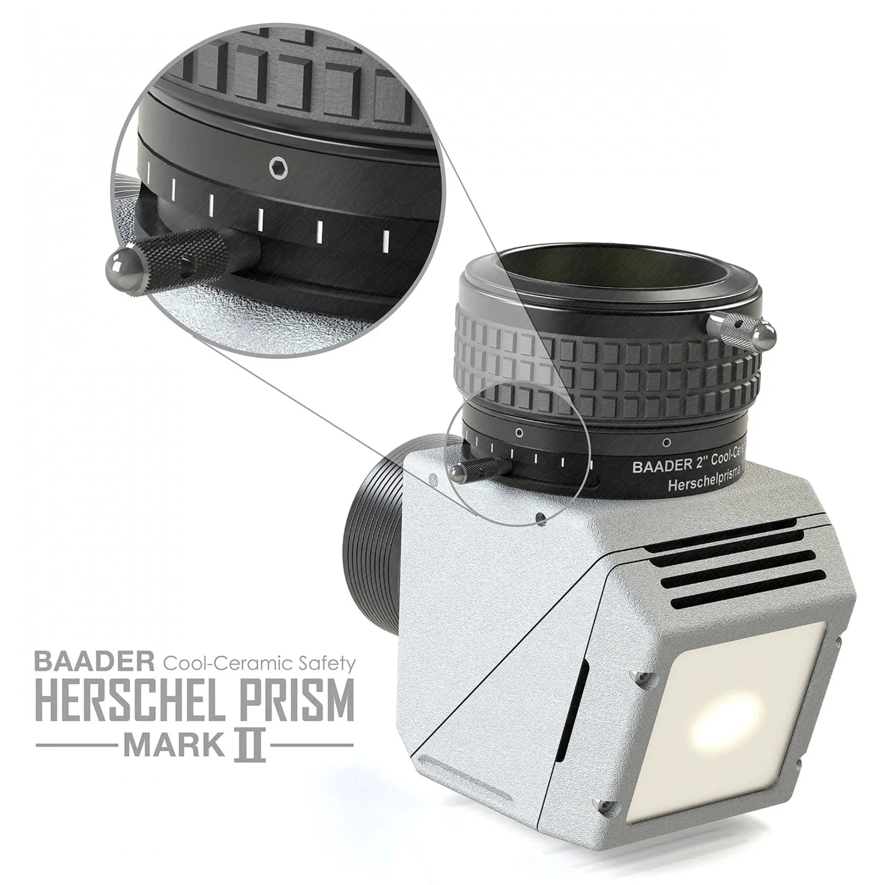 Baader Safety Cool-Ceramic Herschel Prism 2" Visual/Photo Version Mark II - 2956510V/P