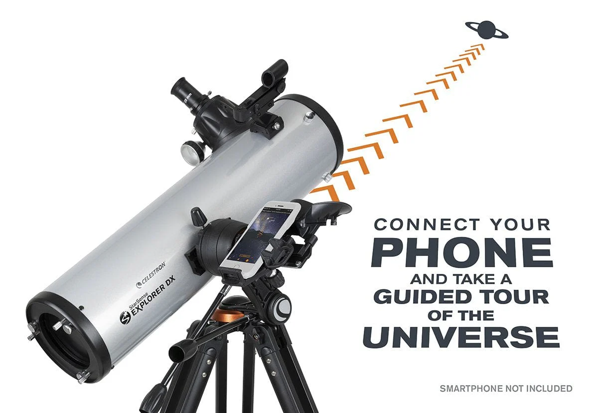 Celestron StarSense Explorer DX 130AZ Smartphone App-Enabled Newtonian Reflector Telescope - 22461 (Beginner Telescope) - Image 3