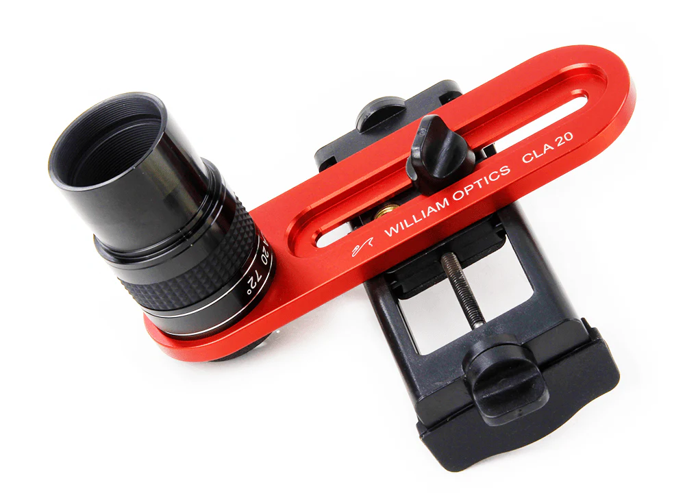 William Optics WO Smartphone Holder with 20mm 72 Degree Swan Eyepiece - CLA20