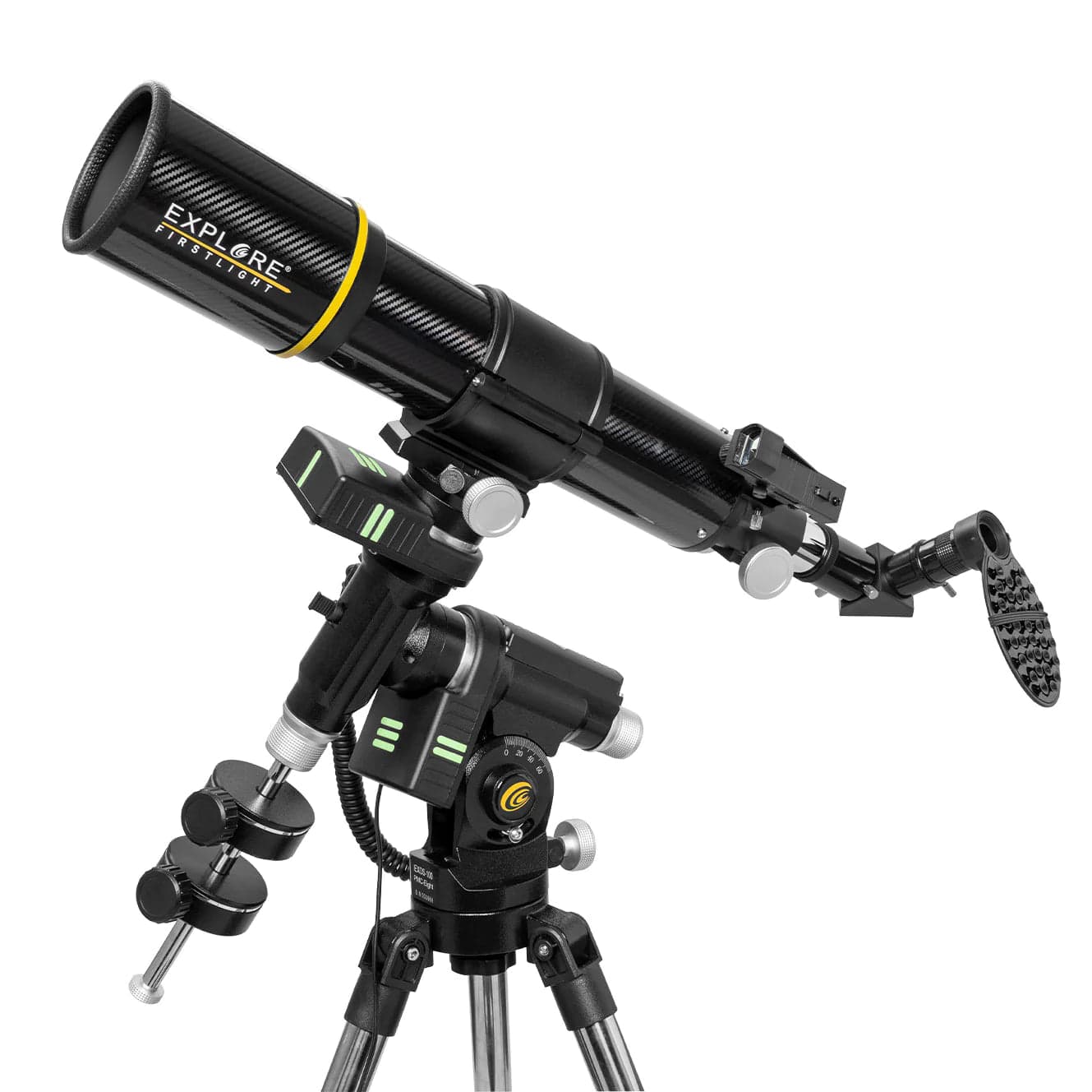 Explore Scientific FirstLight 80mm CF Telescope Go-To Tracker Combo with Solar Filter - ES-FLAR80640CF-IEXOS - Image 3