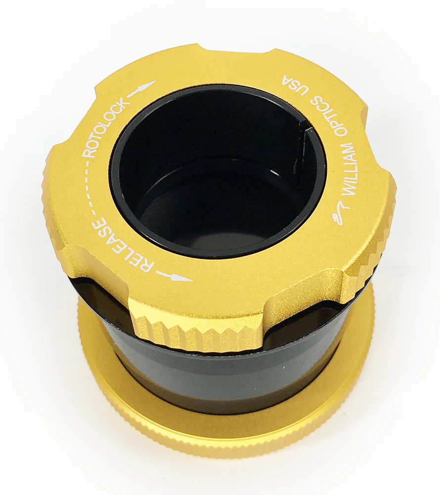 William Optics William Optics 1.25" SCT Rotolock Eyepiece Adapter/Visual Back with SCT Threads - F-ROTO-A2-125-SCT-TA - Image 3