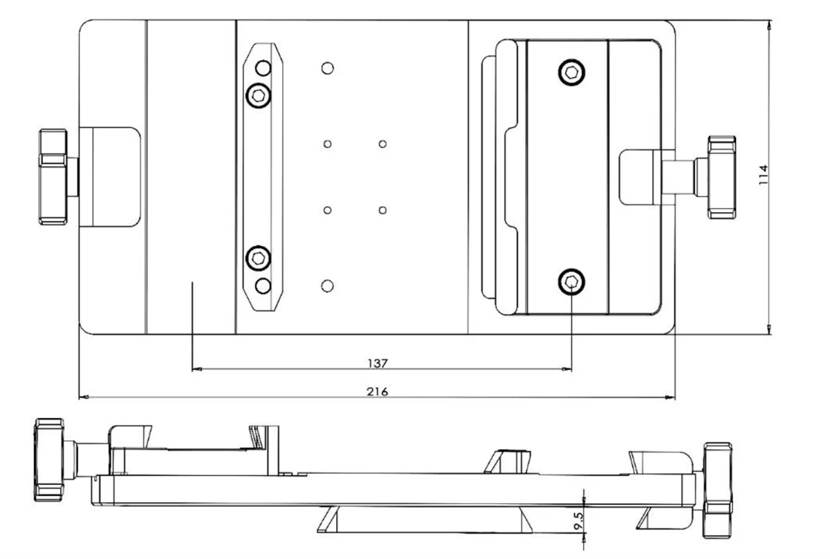 iOptron Universal Side-by-Side Saddles System - 8460 - Image 6