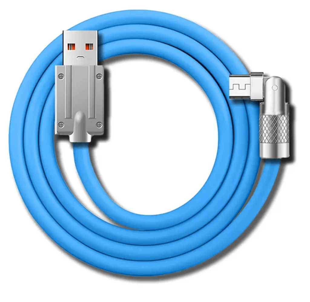 Pegasus Astro Flexible USB 2.0 Type-A male > USB 3.0 Type-C BLUE - USB3C-ROTFLEX-05BL