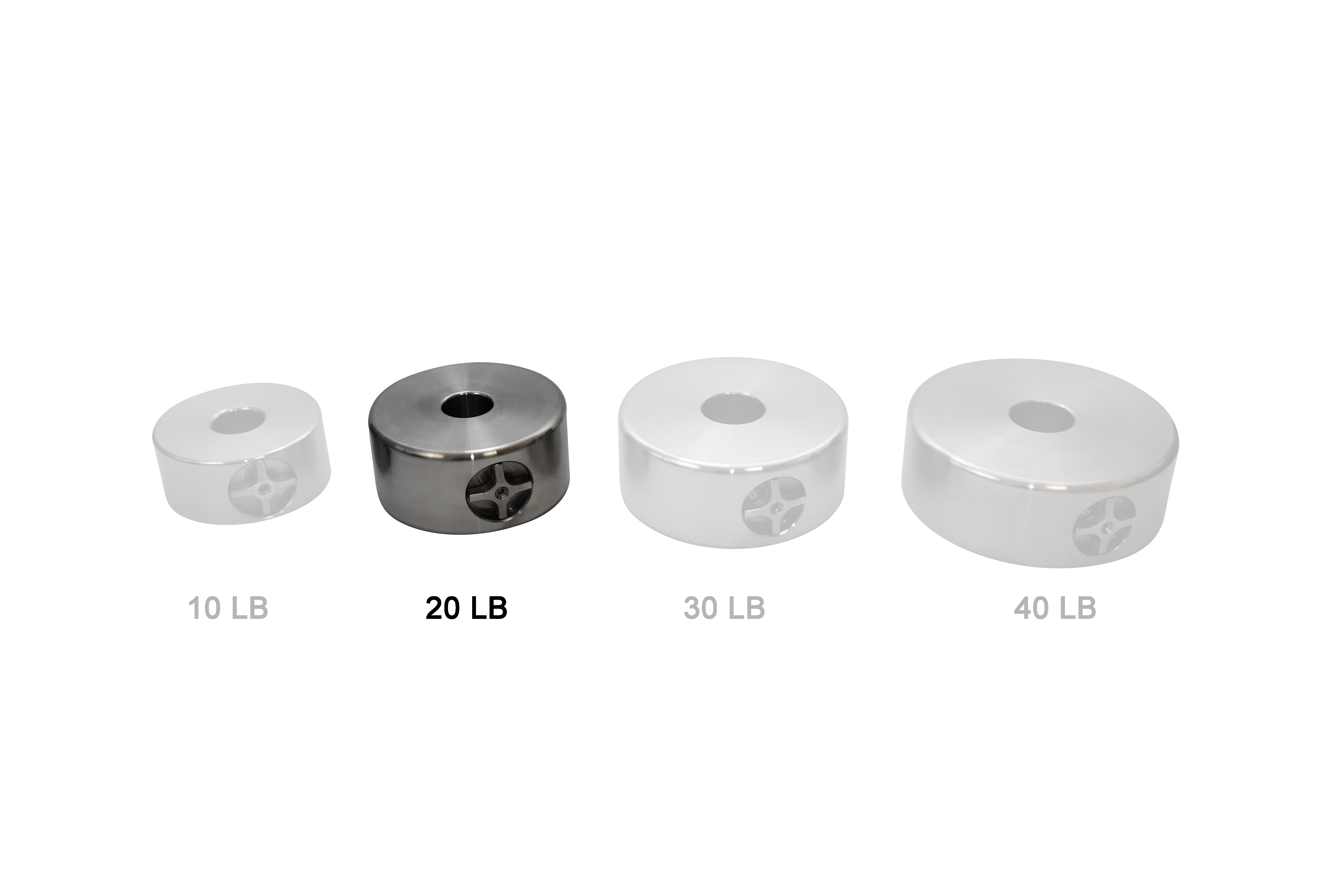 Software Bisque 1.5 in. Bore ME/MX/MX+/MYT 20-lb. Counterweight - SB10106