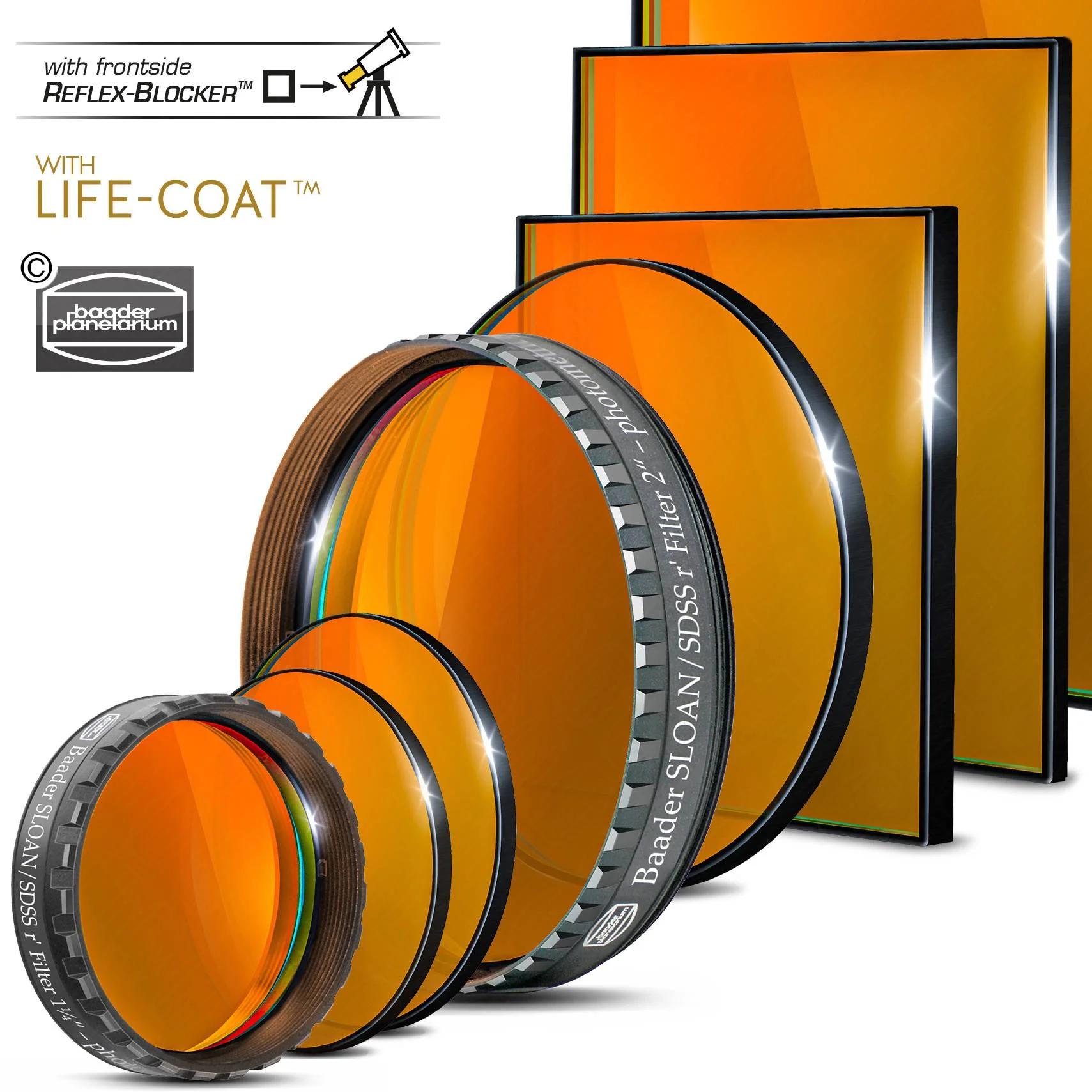 SLOAN/SDSS r'-Filter 50.4mm – photometric - 2961704R