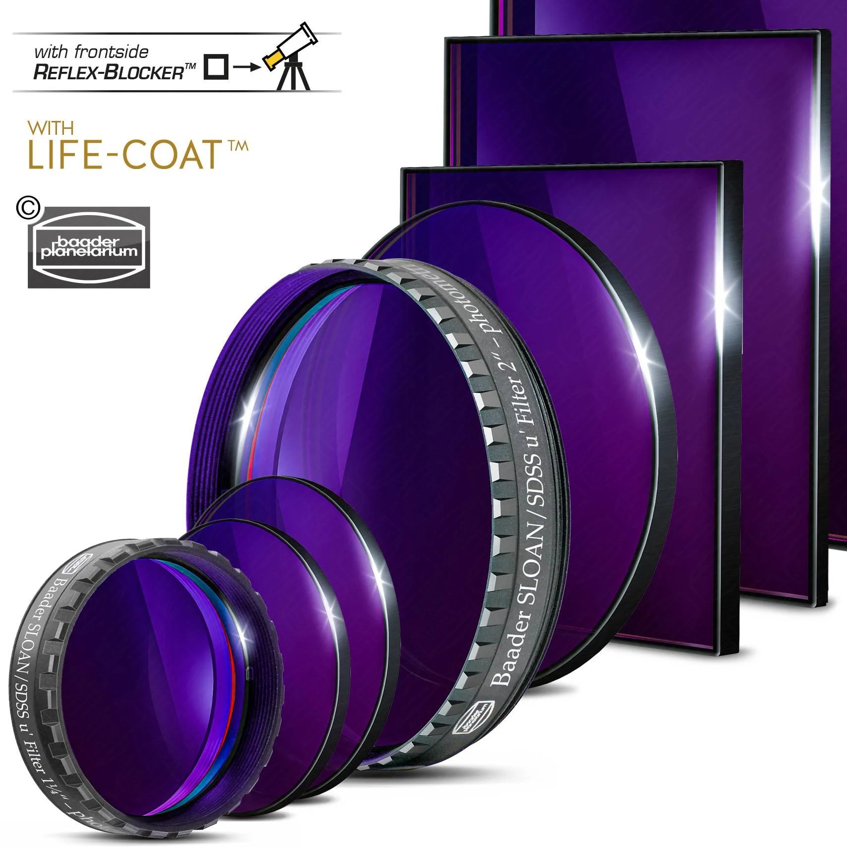 SLOAN/SDSS u'-Filter 50.4mm – photometric - 2961704U