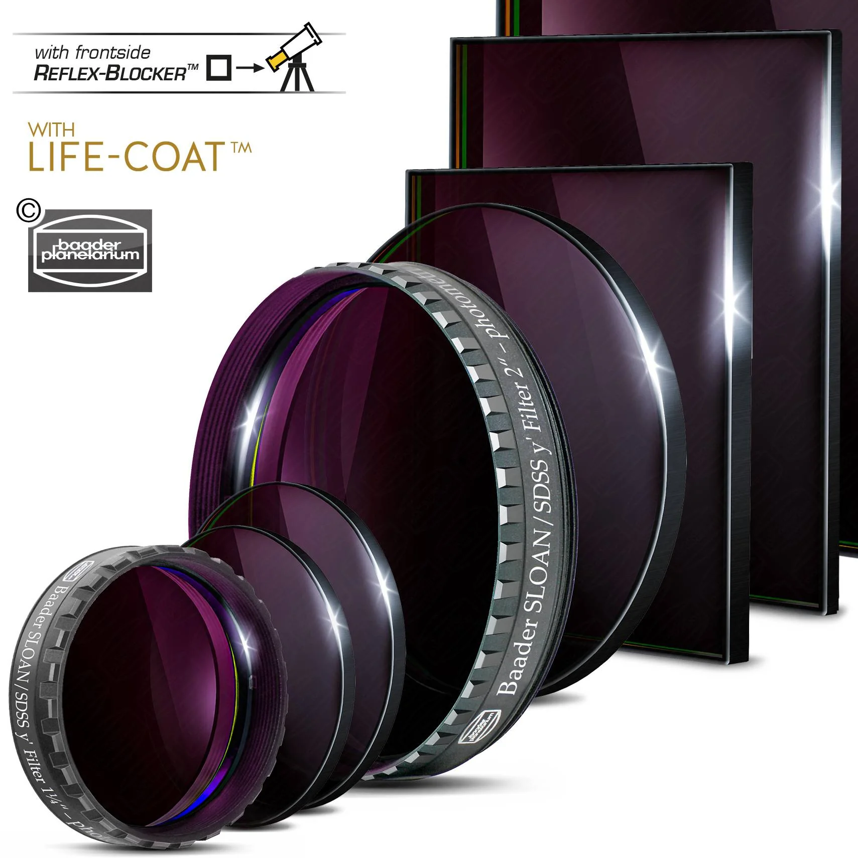 SLOAN/SDSS y'-Filter 50.4mm – photometric - 2961704Y