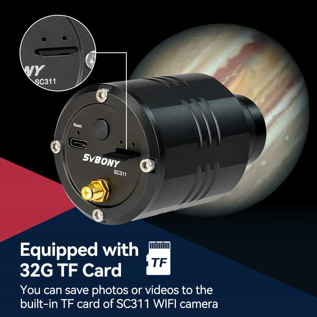 Svbony SC311 WIFI Astronomy Camera / IMX662 /EAA - F9384A - Image 7