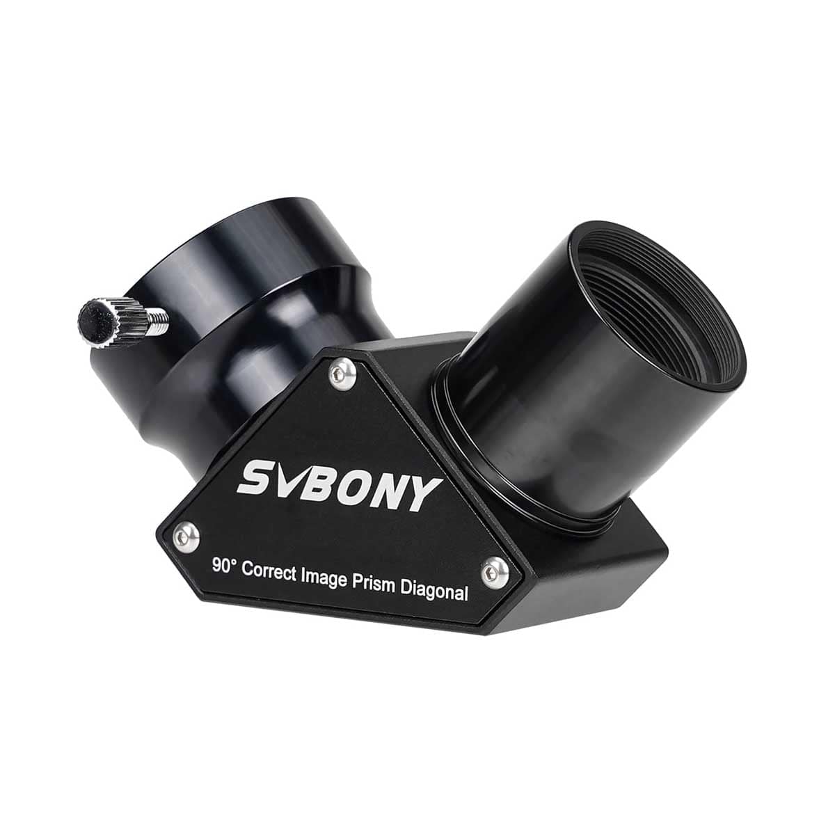 Svbony SV222 Erect Prism Diagonal 90 Degree 1.25-inch with Anti Reflection Coating Metal for Refractor Telescope - W9179B