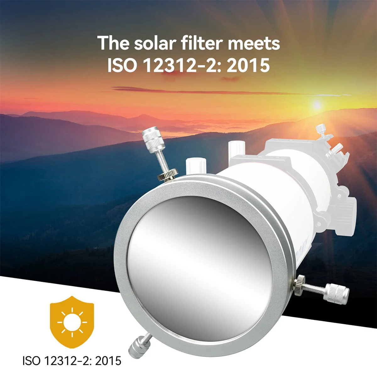 Svbony SV229 Solar Eclipse Telescope Filter Metal Cap 140mm - W9183C - Image 7