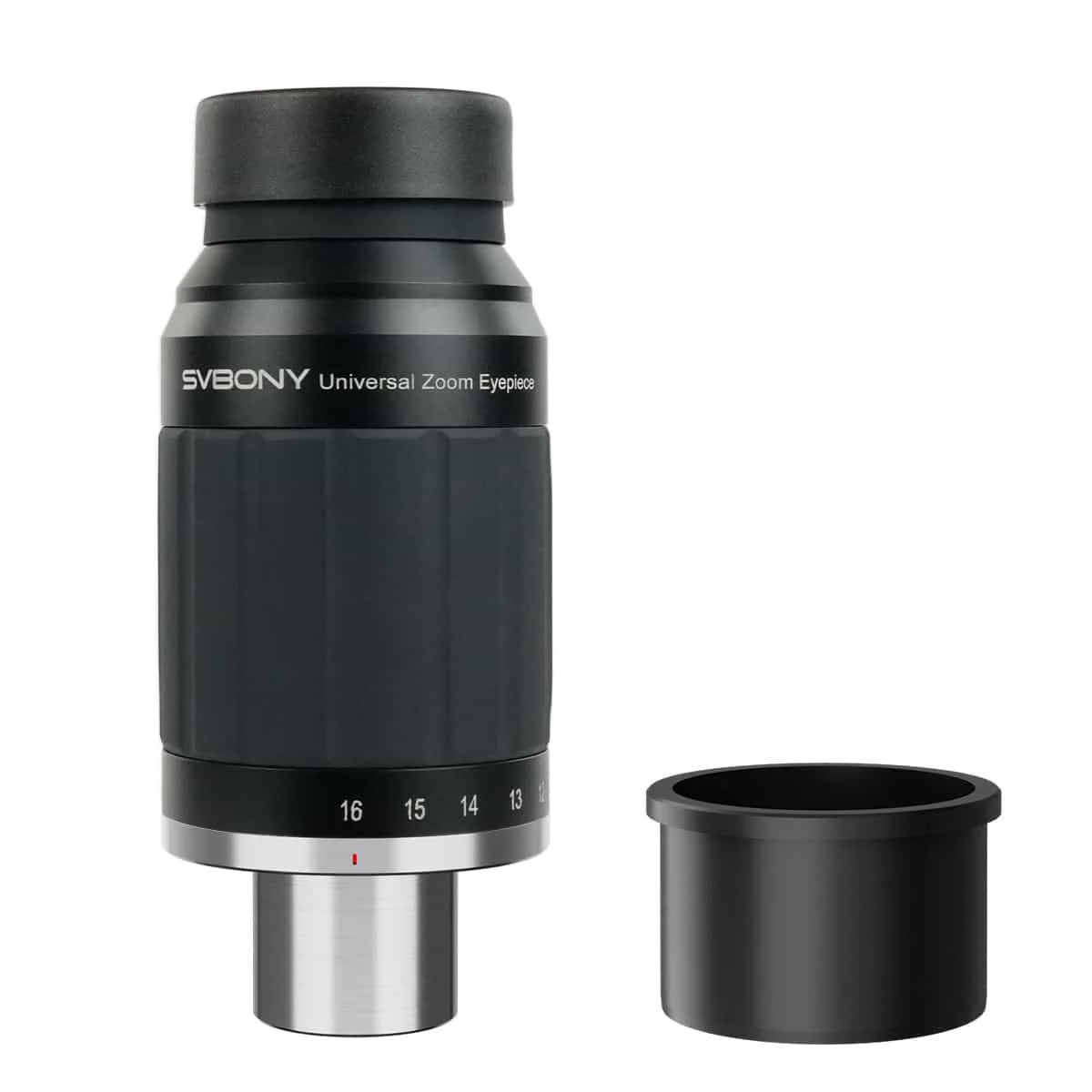 Svbony SV245 Zoom Eyepiece 8-16mm 63 Degrees with Parfocal & ClickStop Design for Visual Planetary Observation/Binoviewing- W9192A