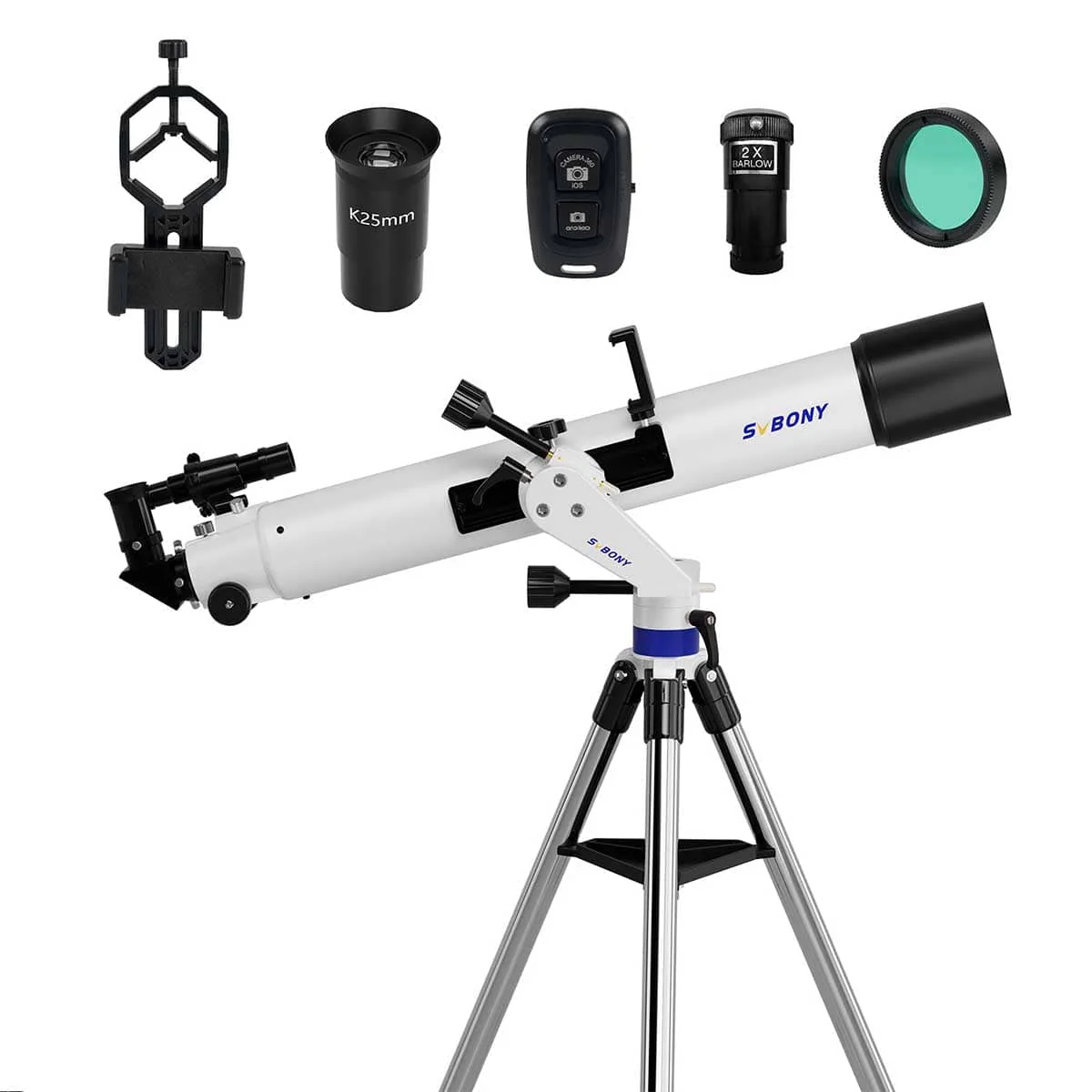 Svbony SV520 90mm F8.9 Refractor Telescope Kit- W9302A