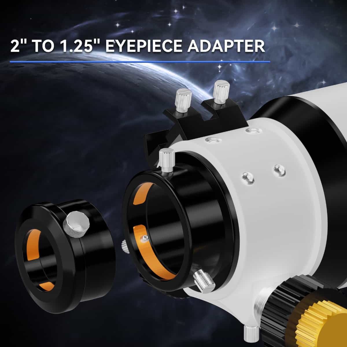 Svbony SV48P 102mm F6.5 Refractor Telescope with Dual-Speed Focuser - F9341C - Image 4
