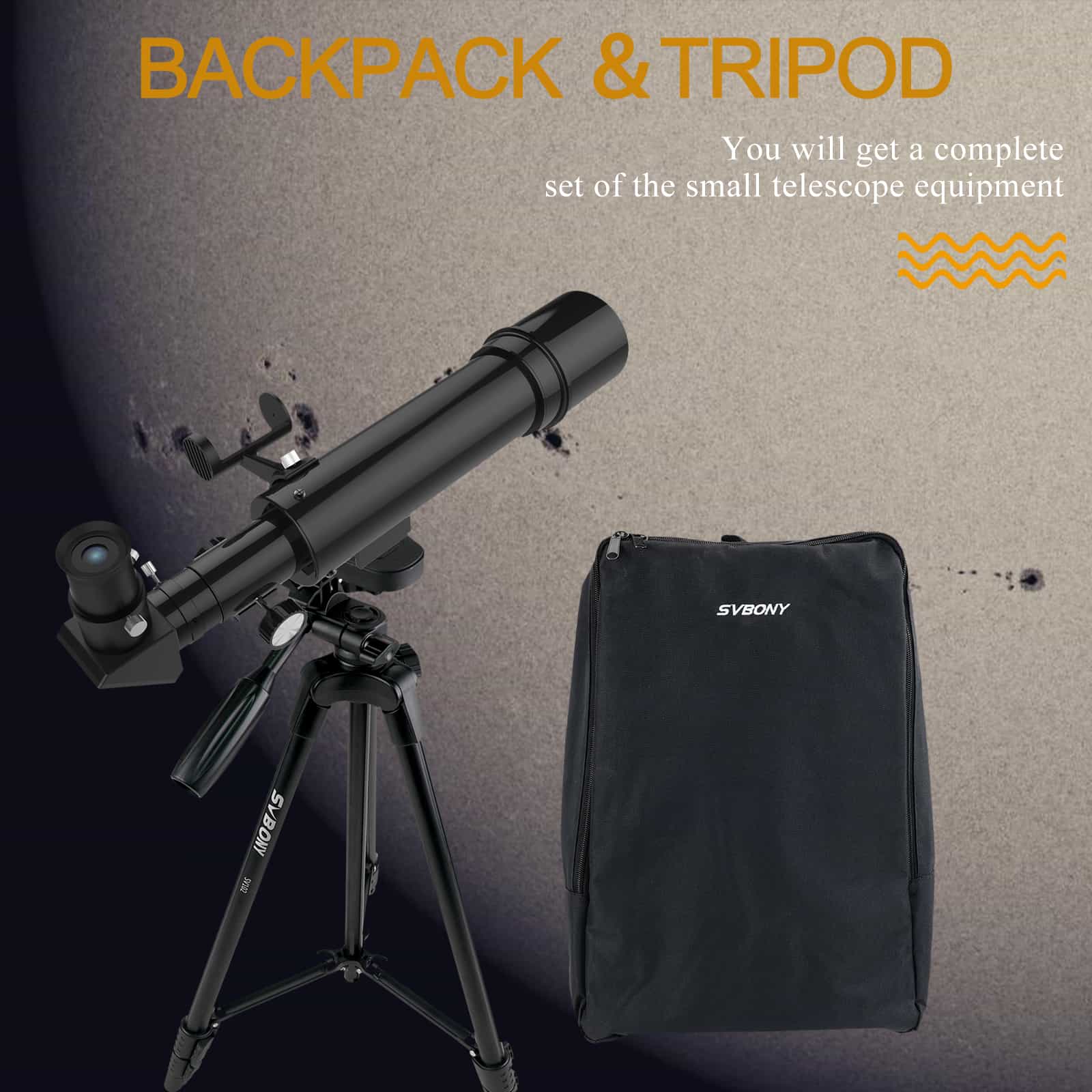 Svbony SV510 Travel Solar Scope 60mm Refractor Telescope f/6.6 with Backpack For Solar Observation - F9348F - Image 2