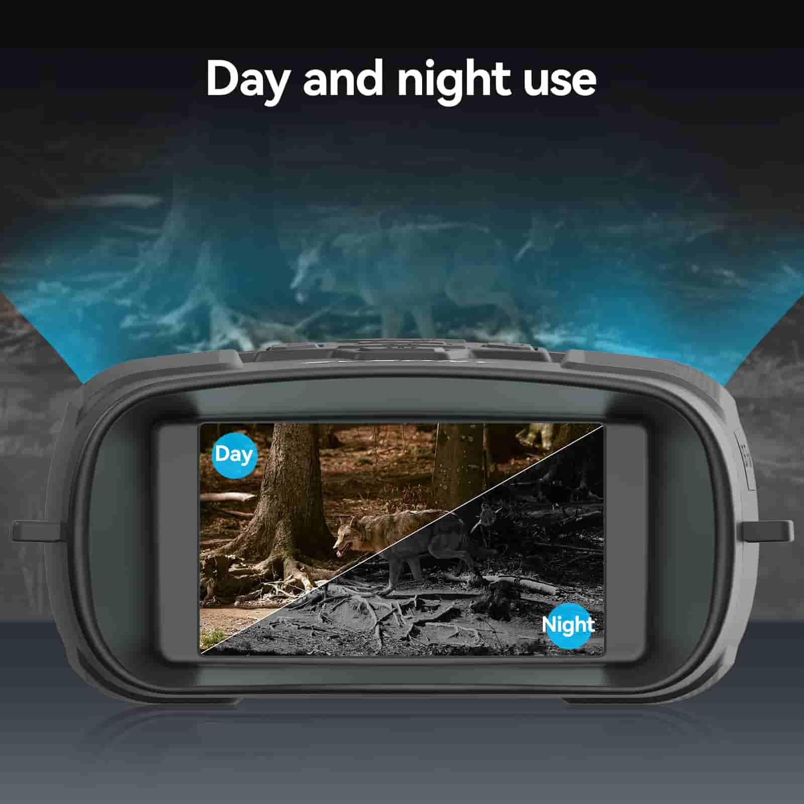 Svbony SA206 Night Vision Goggles Binoculars 4K Digital Infrared for Hunting, Bird Watching, Wildlife Observation, Night Fishing Camping - F9394 - Image 7