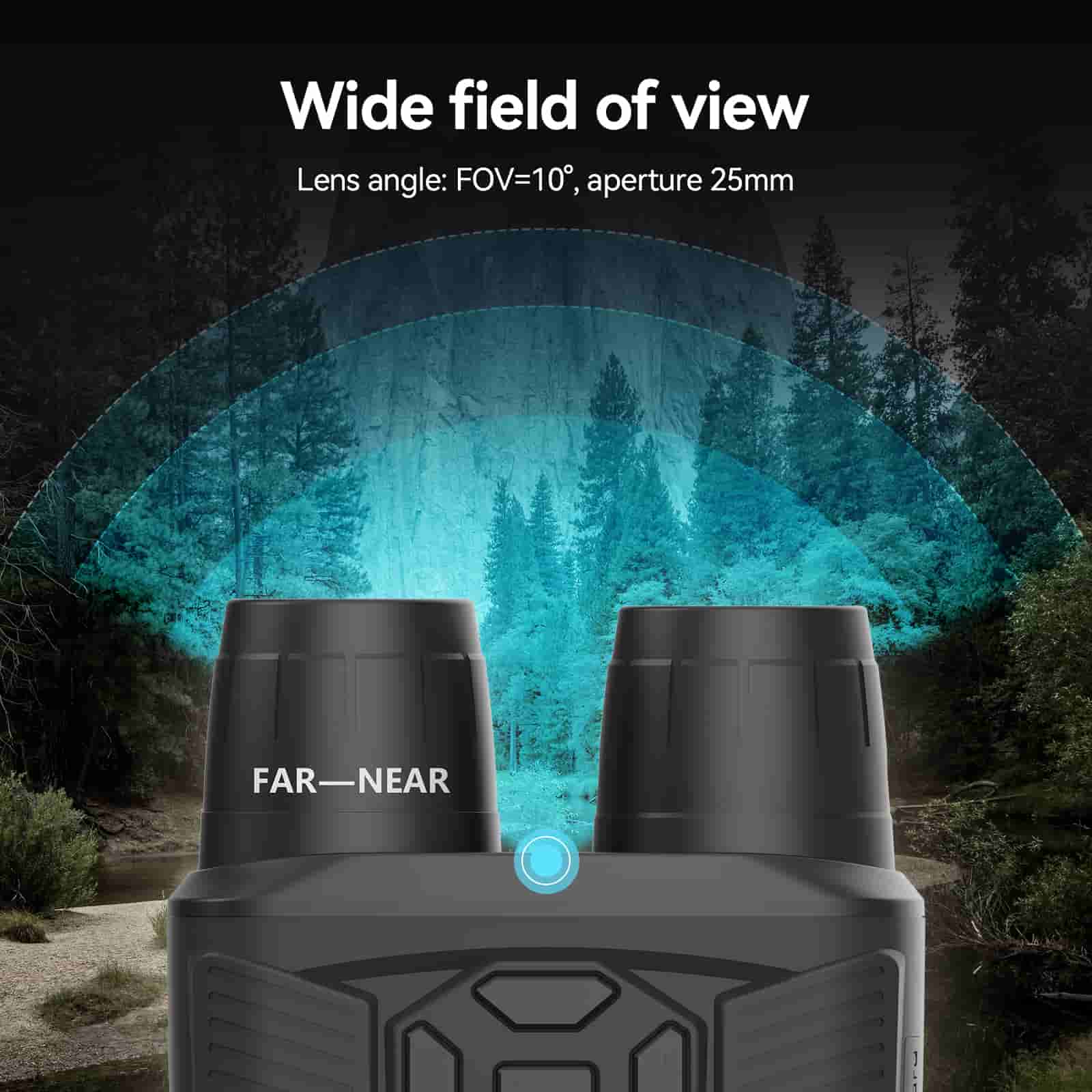 Svbony SA206 Night Vision Goggles Binoculars 4K Digital Infrared for Hunting, Bird Watching, Wildlife Observation, Night Fishing Camping - F9394 - Image 8