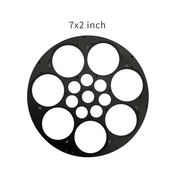 ToupTek 7x2"/50mm 7 Position Large Electronic Filter Wheel - AFW-L-7-2 - Image 3