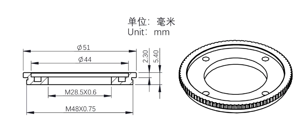 ZWO 2" to 1.25" Filter Adapter Ring - ZWO-2-1.25FL - Image 7