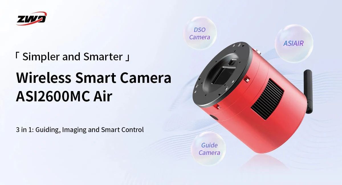 ZWO ASI2600MC Air 26MP 3.76um Wireless Smart Astrophotography Camera with Built-in Guiding and Smart Control - ASI2600MC-AIR - Image 5