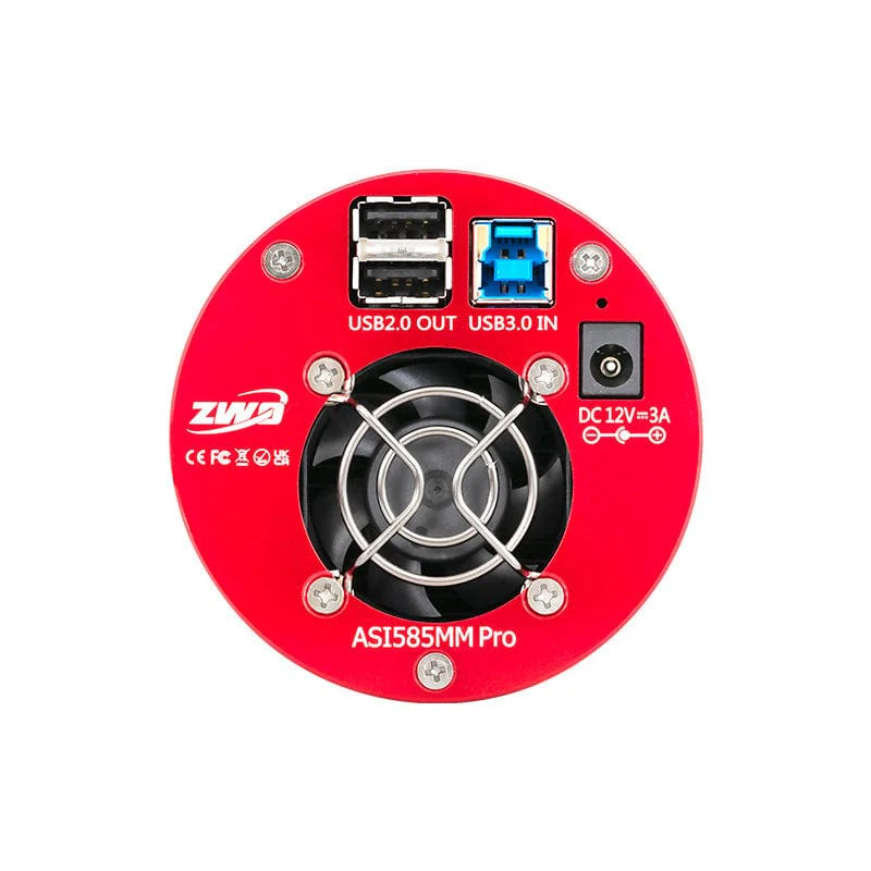 ZWO ASI585MM Pro Cooled Monochrome CMOS Astrophotography Camera - ASI585MM-P - Image 3