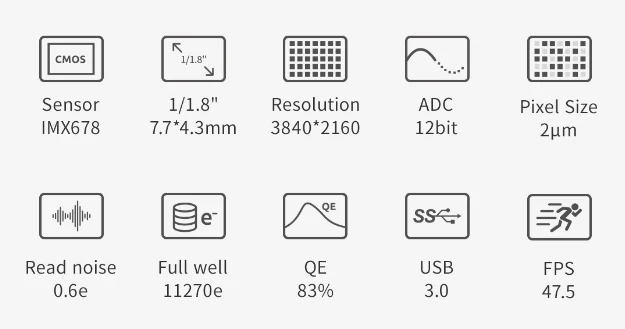 ZWO ASI678MC 8.29MP USB 3.0 Colour Camera - ASI678MC - Image 3
