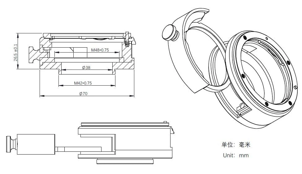 ZWO NEW Filter Drawer for EOS Lens - ZWO-FD-EOS - Image 9